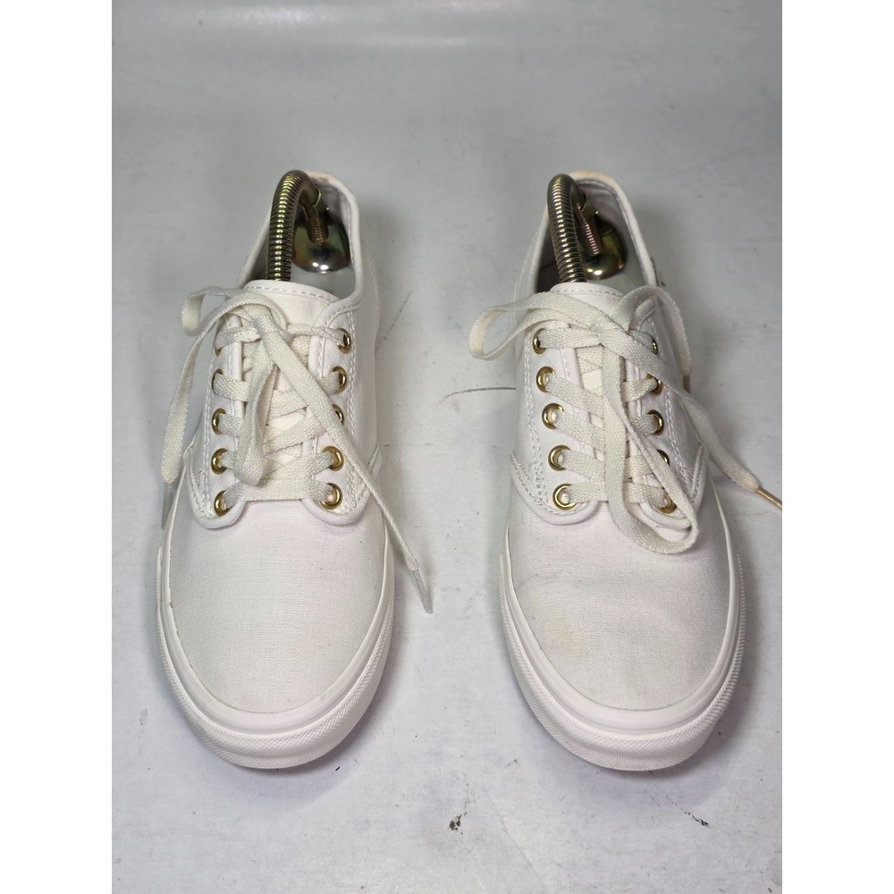 Vans Authentic Women's Sneakers Size 8.5 Cream Off- White Canvas Low Top Shoes